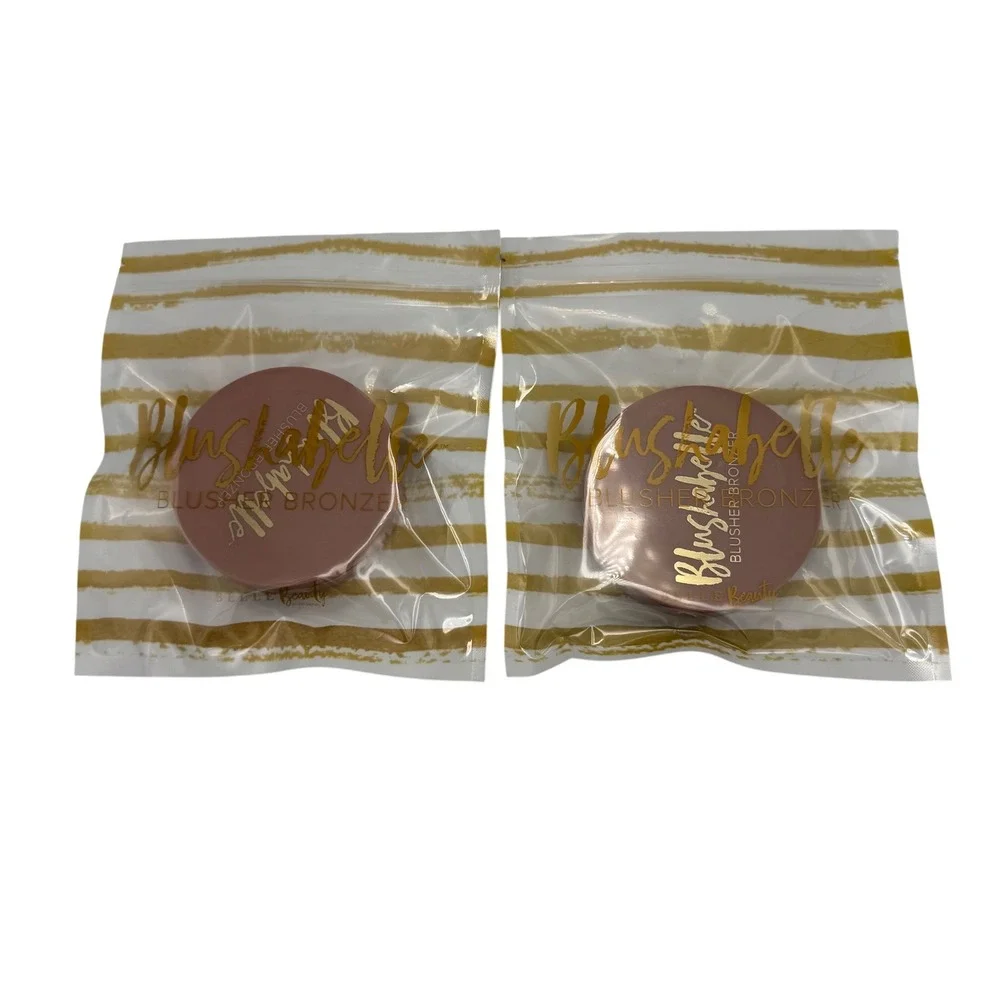 Belle Beauty Kim Gravel Blushabelle Blusher Bronzer Island Glow Sunkissed Set 2